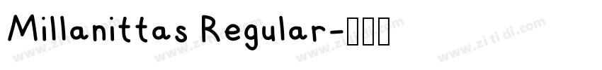 Millanittas Regular字体转换